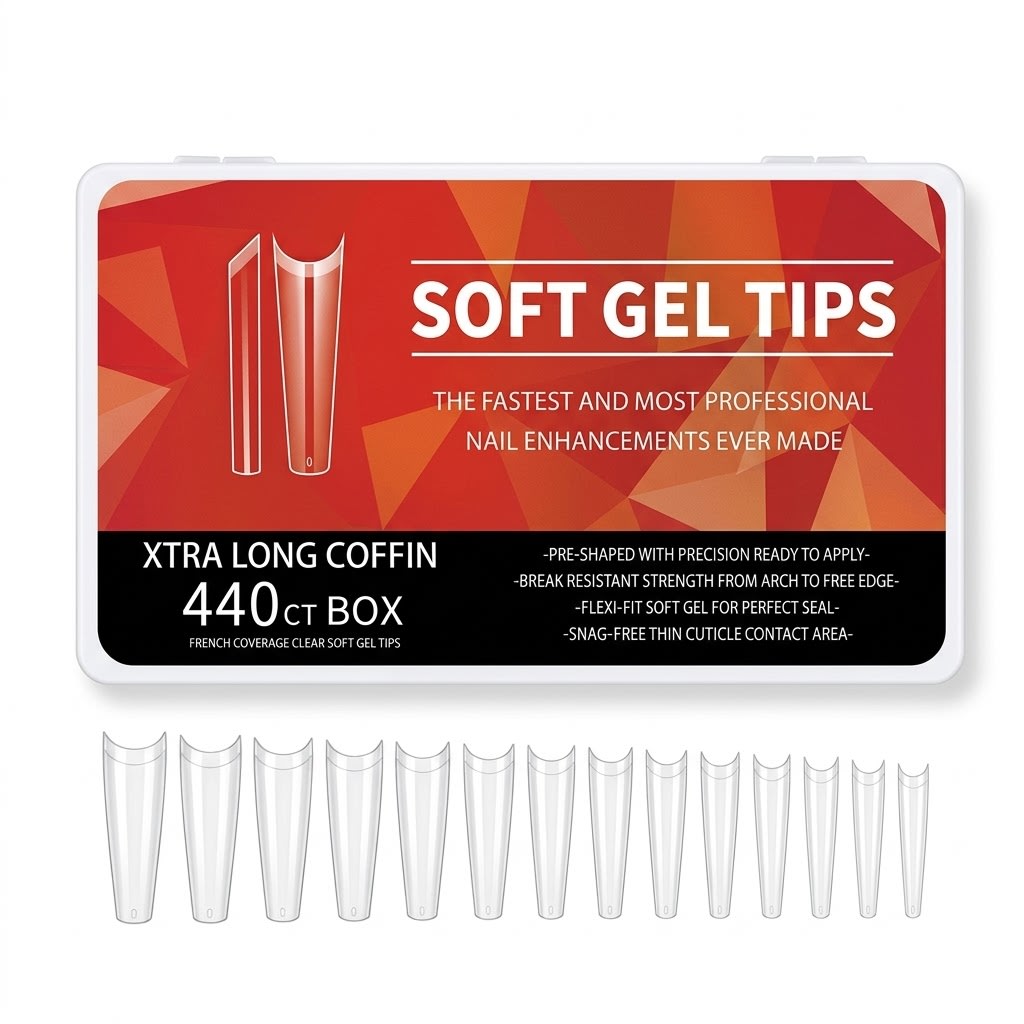 TIPS NORMAL BOX XTRA LONG COFFIN 440PCS1