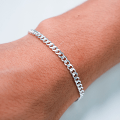 Pulsera Cubana Curb 3mm