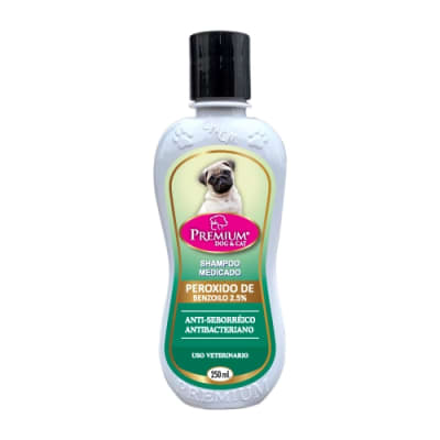 SHAMPOO PREMIUM MEDICADO PEROXIDO DE BENZOILO 2.5% X 250ML