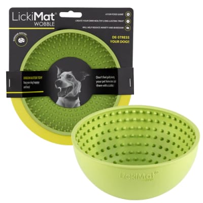 LICKIMAT WOBBLE GREEN1