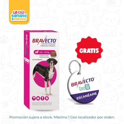 BRAVECTO 1400MG PARA PERRO (40 A 56KG)-1 TAB