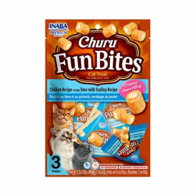 CHURU FUN BITES GATO POLLO CON ATUN Y OSTIONES