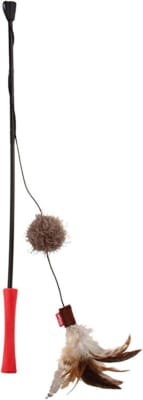 Gigwi Feather Teaser Varilla Cola Felpa Marrón2