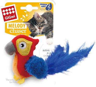 Gigwi Loro 'Melody Chaser' con sonido que se activa con el movimiento