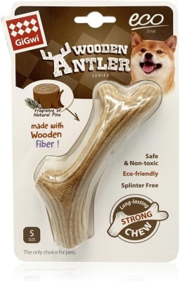 Gigwi Wooden Antler Madera Natural Small5