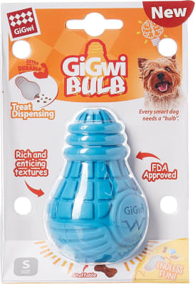 Gigwi Bulb Rubber Treat Dispenser Small Rojo
