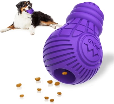 Gigwi Bulb Rubber Treat Dispenser Large Rojo8