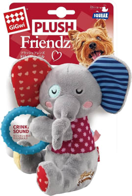 Gigwi Plush Friendz Elefante con aro5