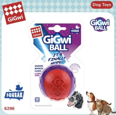 Gigwi Gigwi Ball Medium Rojo/Morado