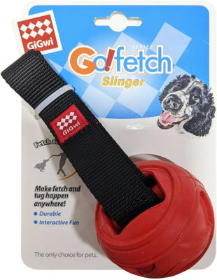 Gigwi Go Fetch Slinger Ball Rojo