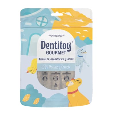 BARRITAS GOURMET DE VACUNO Y CAMOTE X 6 UNID