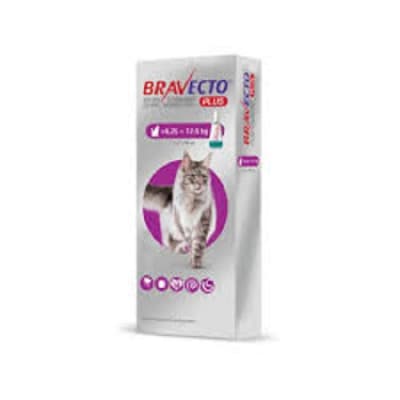 BRAVECTO PLUS 500MG PARA GATOS (6.25 A 12.5KG)-1 UNID