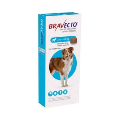 BRAVECTO 1000MG PARA PERRO (20 A 40KG)-1 TAB