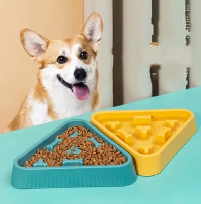 COMEDERO TRIANGULAR SLOW BOWL10