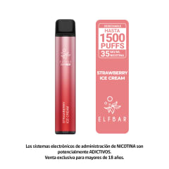 Vaporizador Elfbar 1.500 Puff 3%