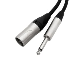 Cable de audio XLR macho a Jack mono de 10 m / UL-MIC-XJ4010