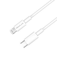Cable de carga USB tipo C a lightning PD de 5amp, color blanco 1 mt / BL-CH200PD