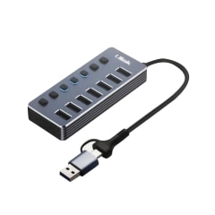 HUB 7 puertos USB tipo C/A s/fuente / mod. UL-HUBCA7