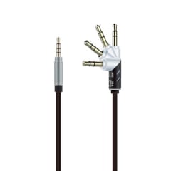 Cable de audio 1,5mt color negro con rotación en caja retail / BL-CB150