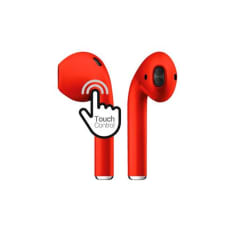Audífonos Inalámbricos Bluetooth MLAB Air Charge Touch, Color Rojo