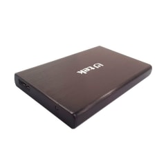 Cofre porta disco duro SATA 2,5 conexión USB 3.0 color negro / mod. UT-HDD030BL