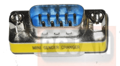 Adaptador O Copla Serial Db9 Macho/macho