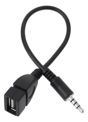 Adaptador De Audio Para Auto Auxiliar Jack Conector Cl