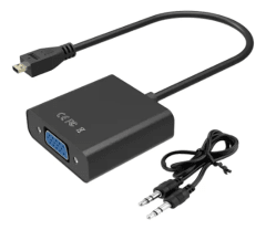 Adapdator Micro Hdmi A Vga Con Salida De Audio