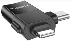 Adaptador Dual Lightning/USB C a USB-A Hembra