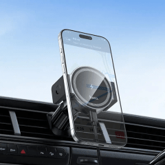 Soporte De Auto Rejilla de Aire Carga Inalambrica Hoco Hw35 Negro