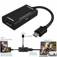 Cable Adaptador Video Audio Mhl Micro Usb A Hdmi
