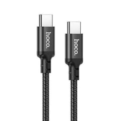 Cable Carga Rápida 60w Tipo-c - Tipo-c 2m (silicona) Hoco X109 Negro