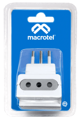 Adaptador De Enchufe 10A. 3 Socket De 10A Macrotel