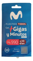 Sim Card Movistar Plan para todos