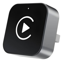 Mini Adaptador 2 En 1 Carplay & Android Auto De Cable A Wifi Negro