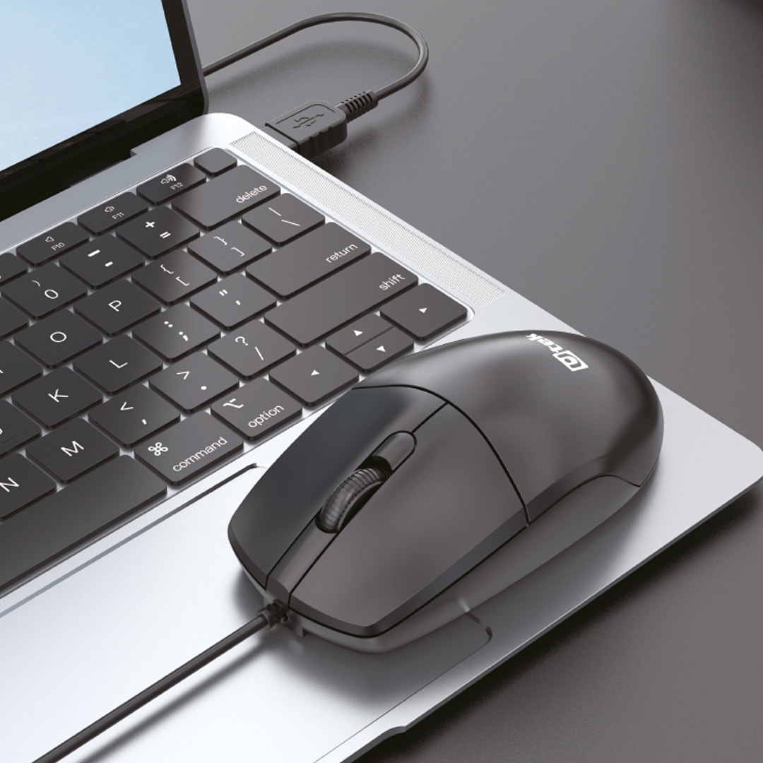 Mouse alámbrico USB 1200dpi / mod. UT-MO830U2