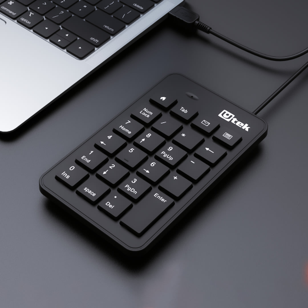 Teclado numerico USB multimedia 23 teclas / UT-KBN700U2