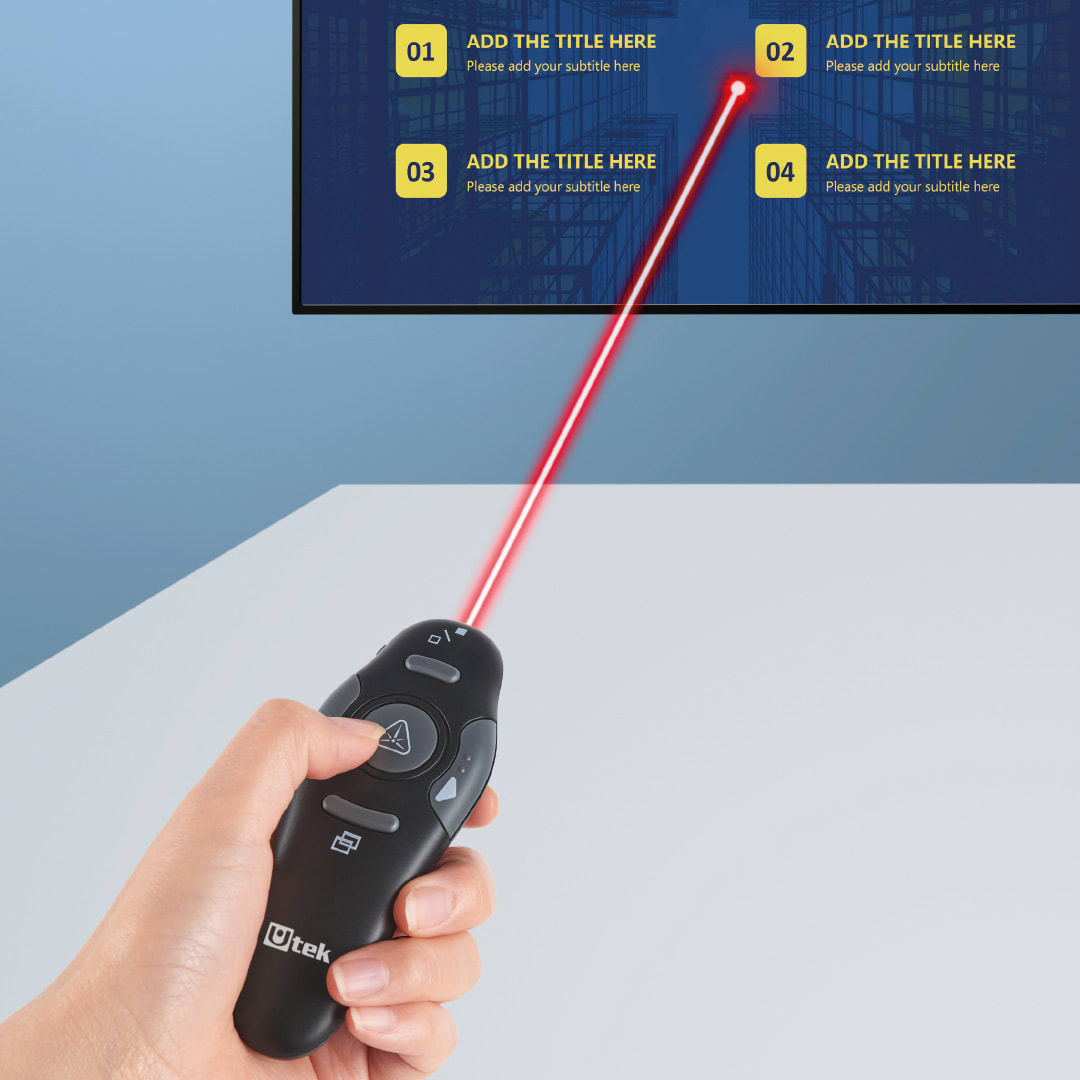 Presentador inalámbrico y puntero laser / UT-PR22002