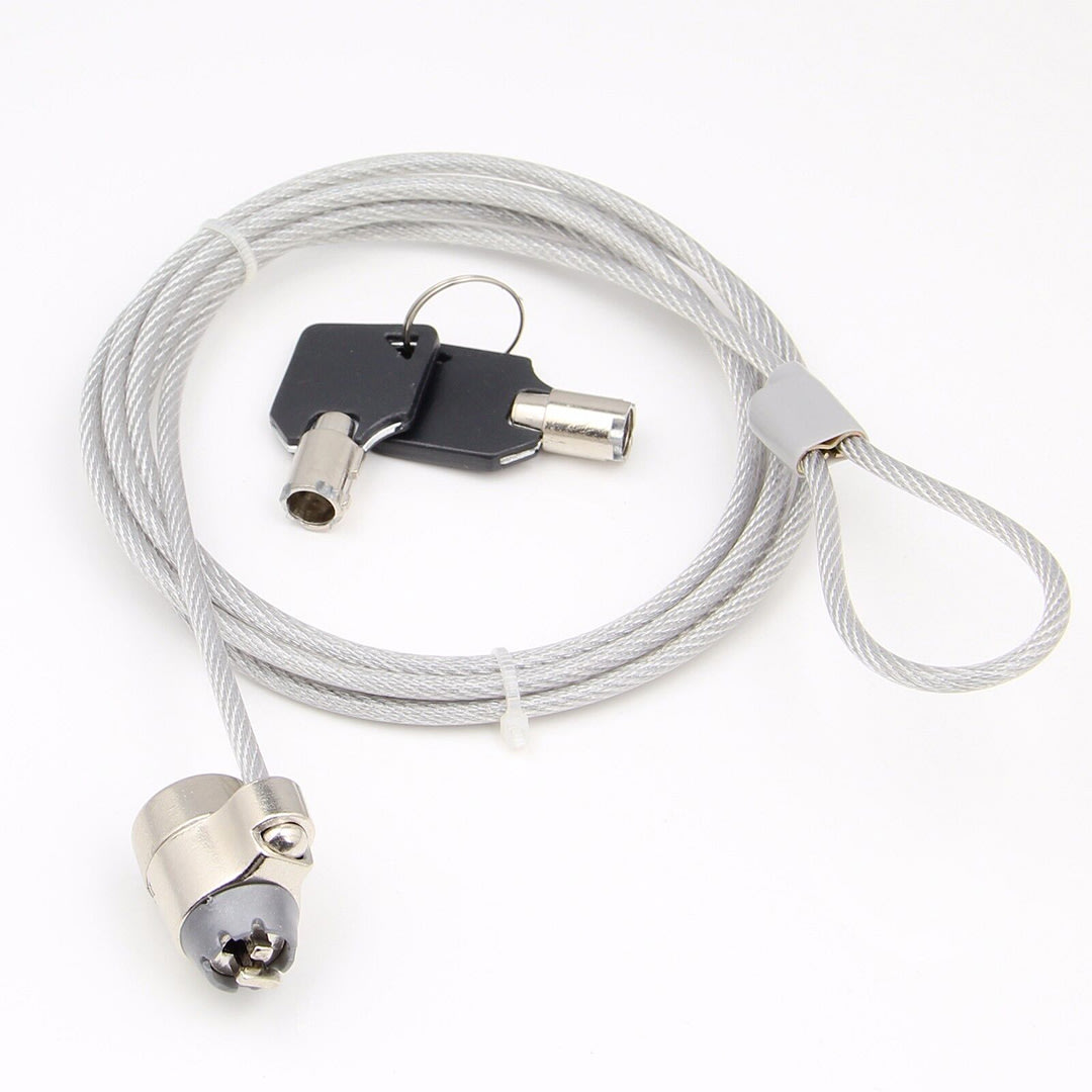 Candado para Notebook Slot Universal con Llave 1,8m de largo y 4mm / UT-LK020K1