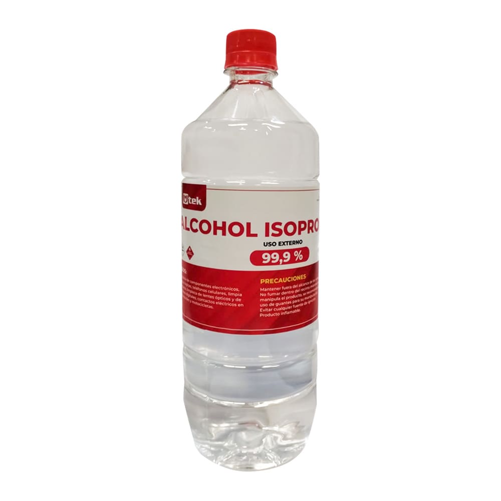 Alcohol Isopropílico 1000cc Utek 99.9% Pureza1