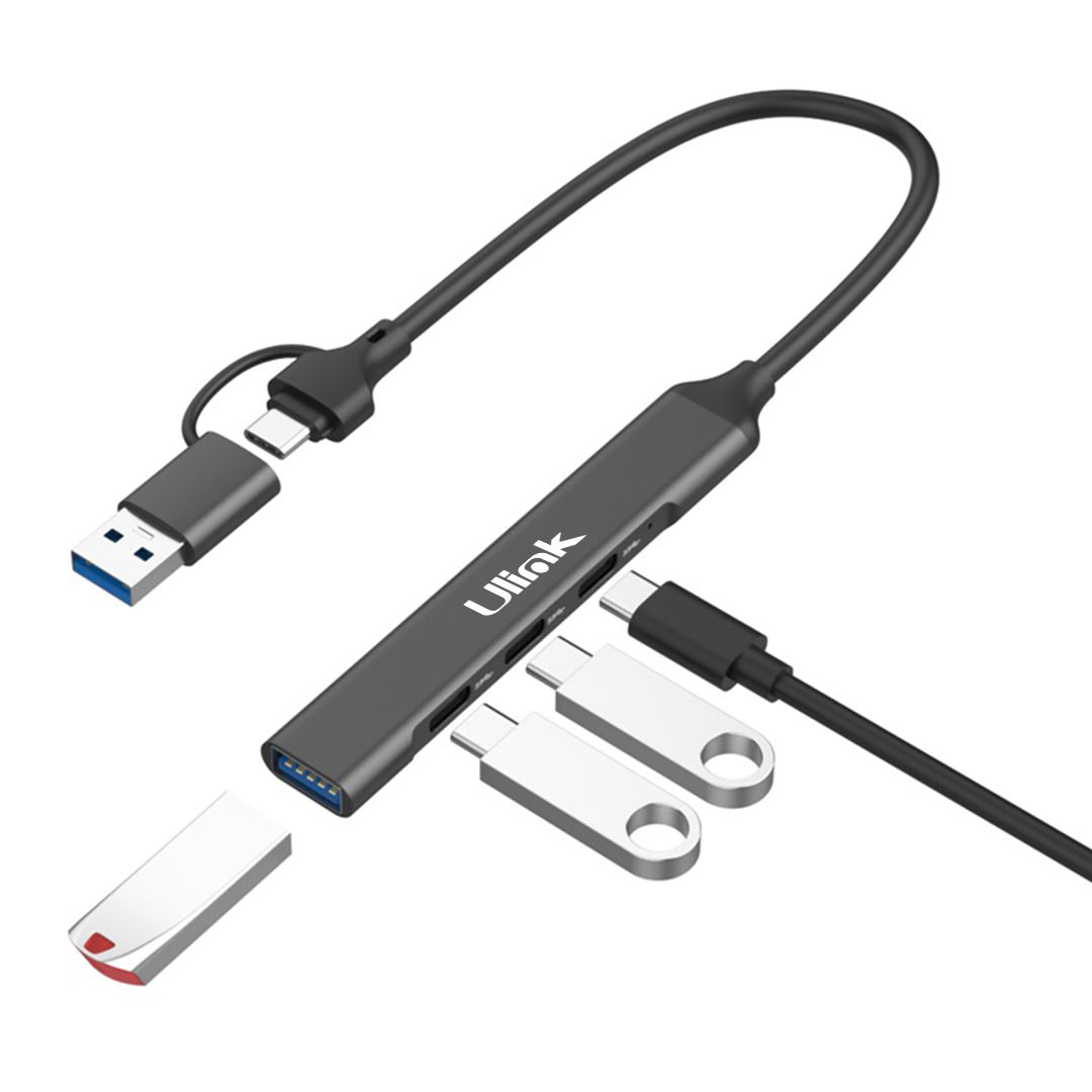 HUB 4 puertos USB 3.0 A/C de 3*USB C + 1*USB3.0 / mod. UL-HUBAC2043