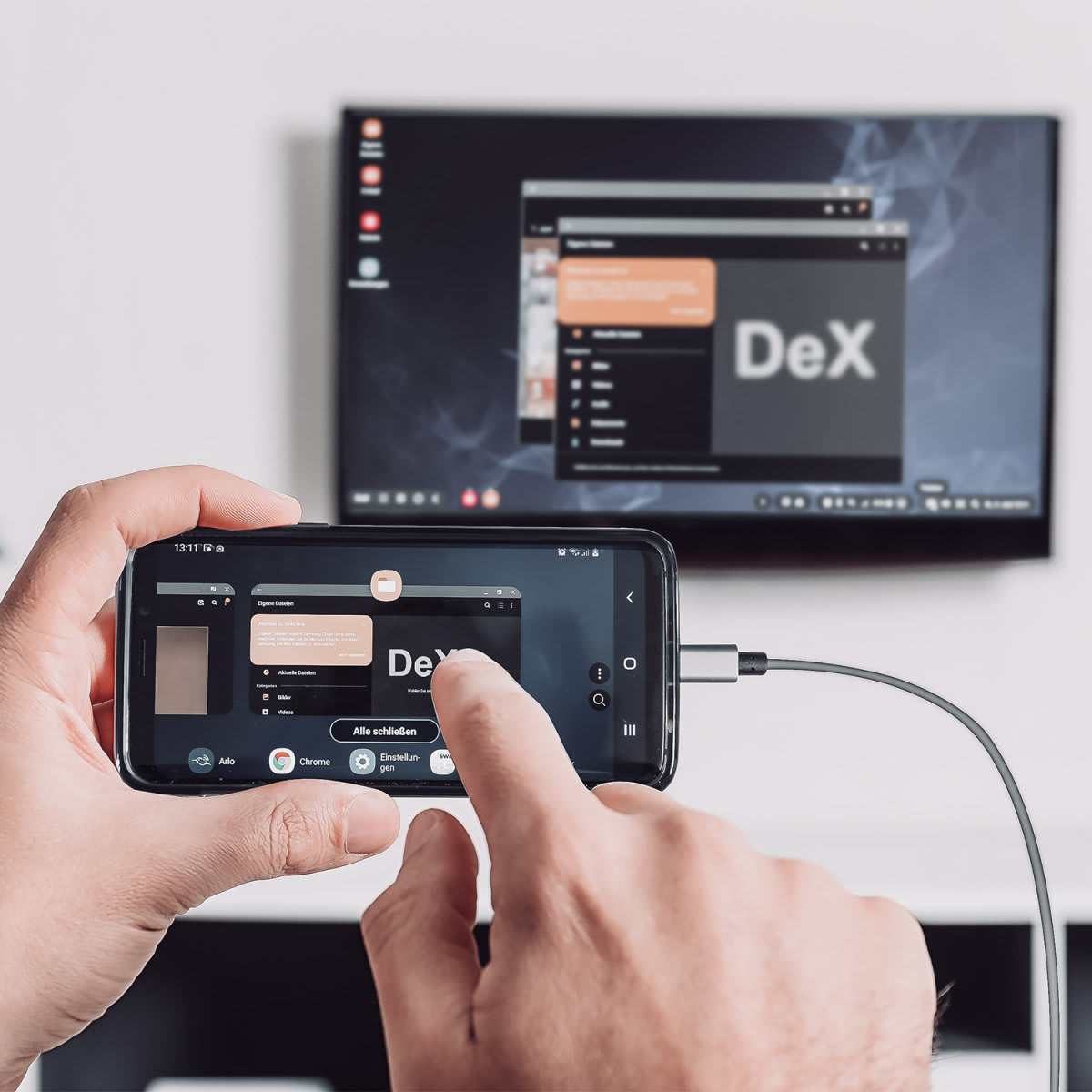 Adaptador USB tipo C a HDMI 4k de 1,8 M con cable USB de carga Mod. UL-CHDMICB3