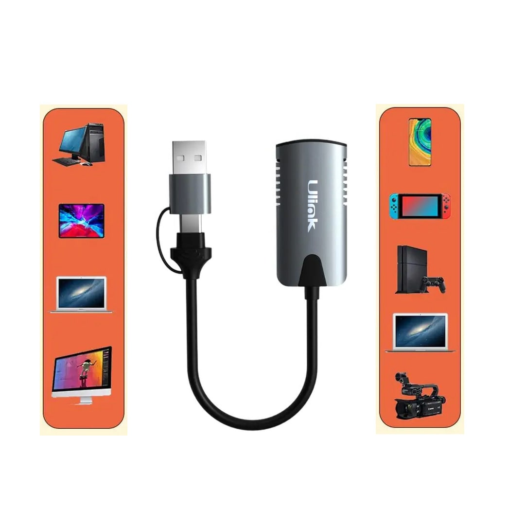 Tarjeta capturadora de video HDMI 4K a USB C/USB3.0 / mod. UL-ADV22