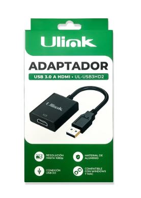 Adaptador USB 3.0 a HDMI / mod. UL-USB3HD23