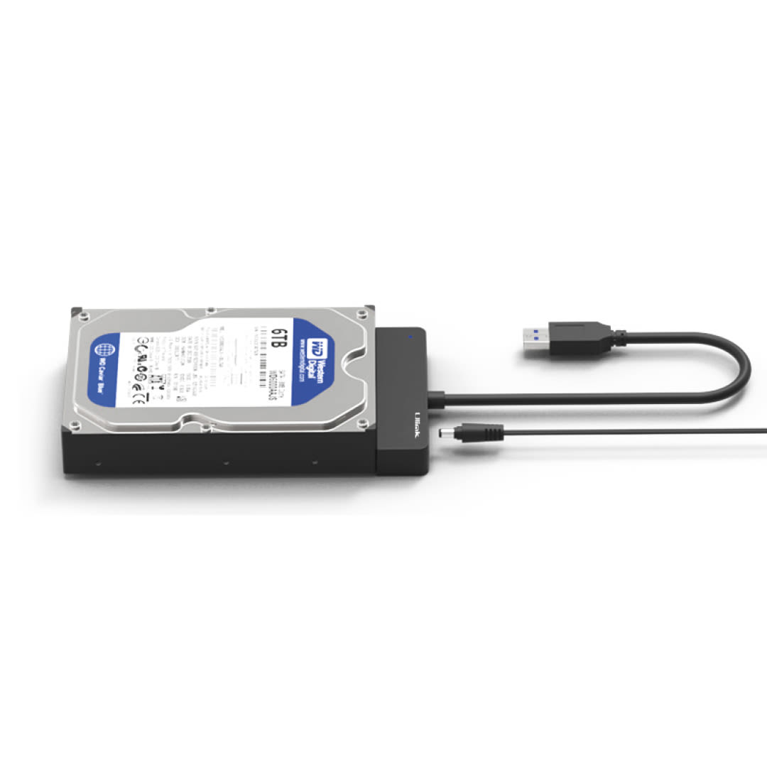 Adaptador USB 3.0 a SATA para discos 2,5 y 3,5 mod. UL-ADHD351