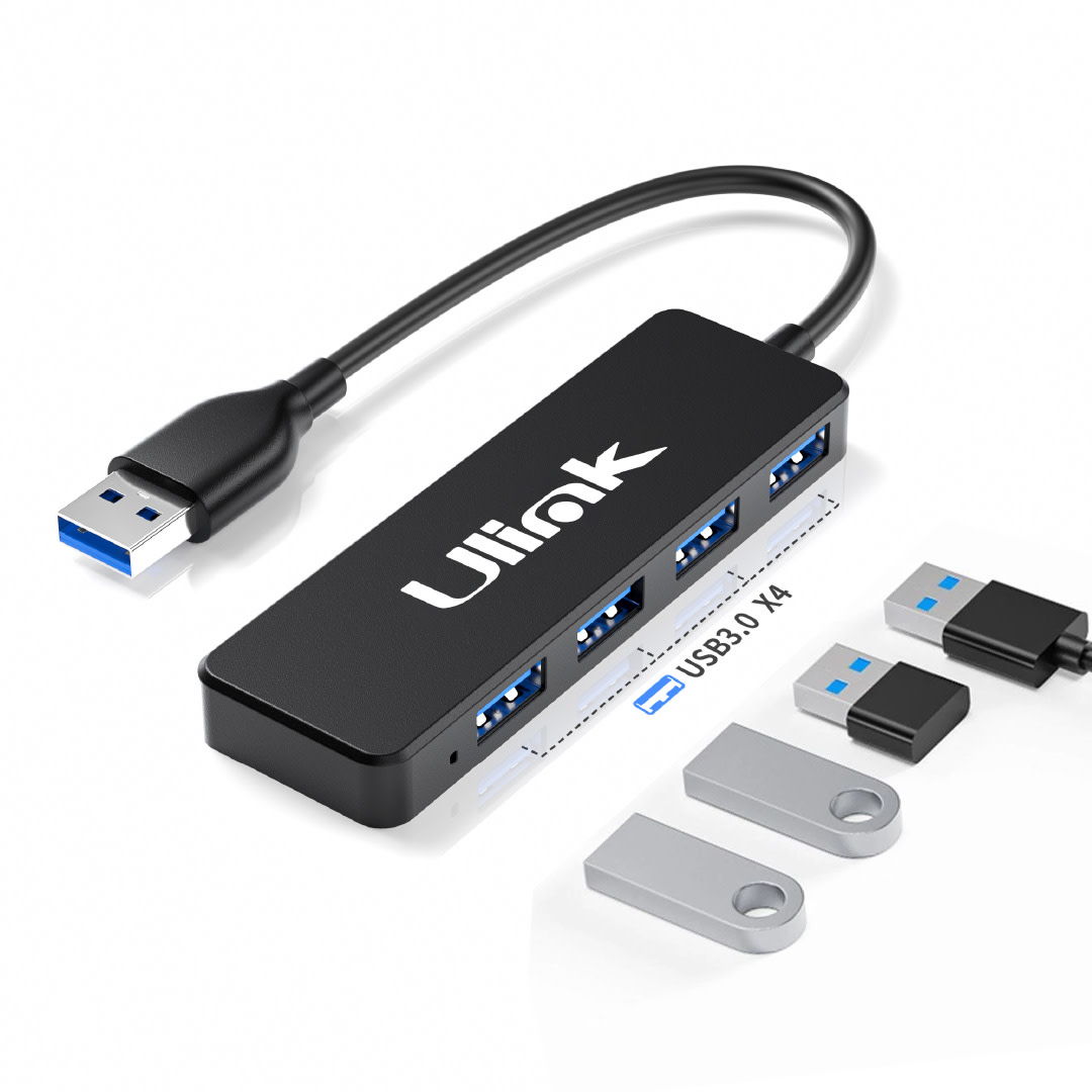 Mini HUB USB 3.0 4 puertos mod. UL-HUB3001