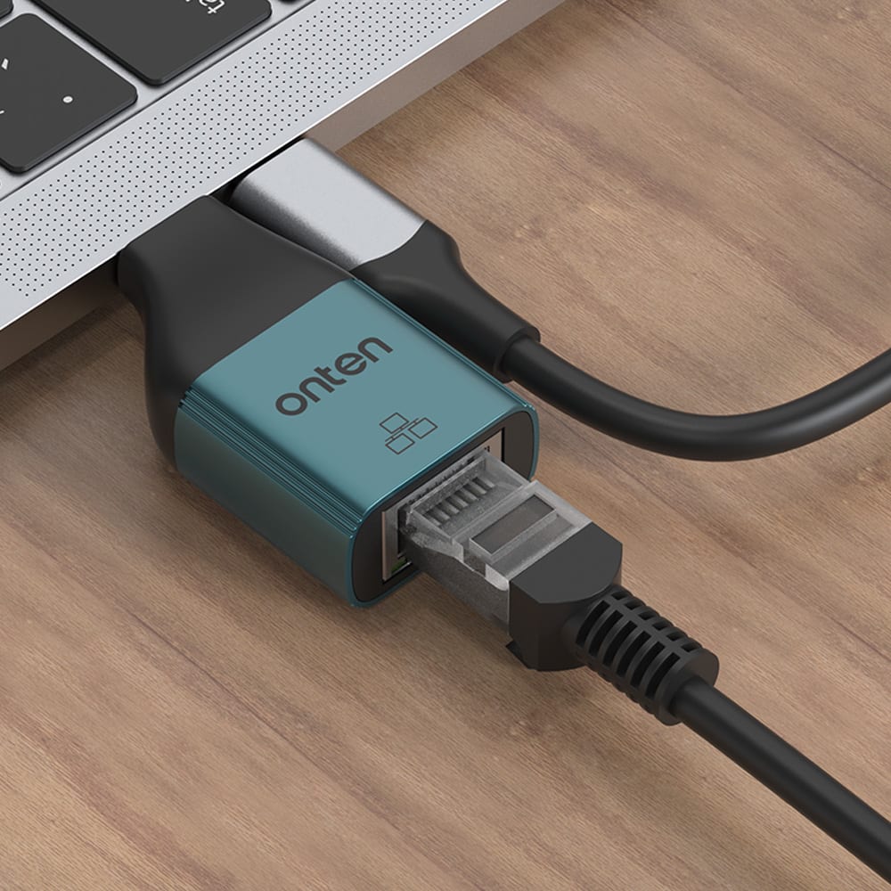 Adaptador USB-C a RJ45 Ethernet 100/10 Mbps / OTN-UC101H2