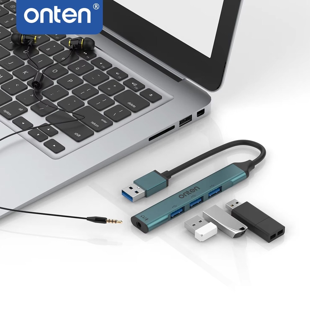 Adaptador de audio USB + 3 x USB2.0 / OTN-57062