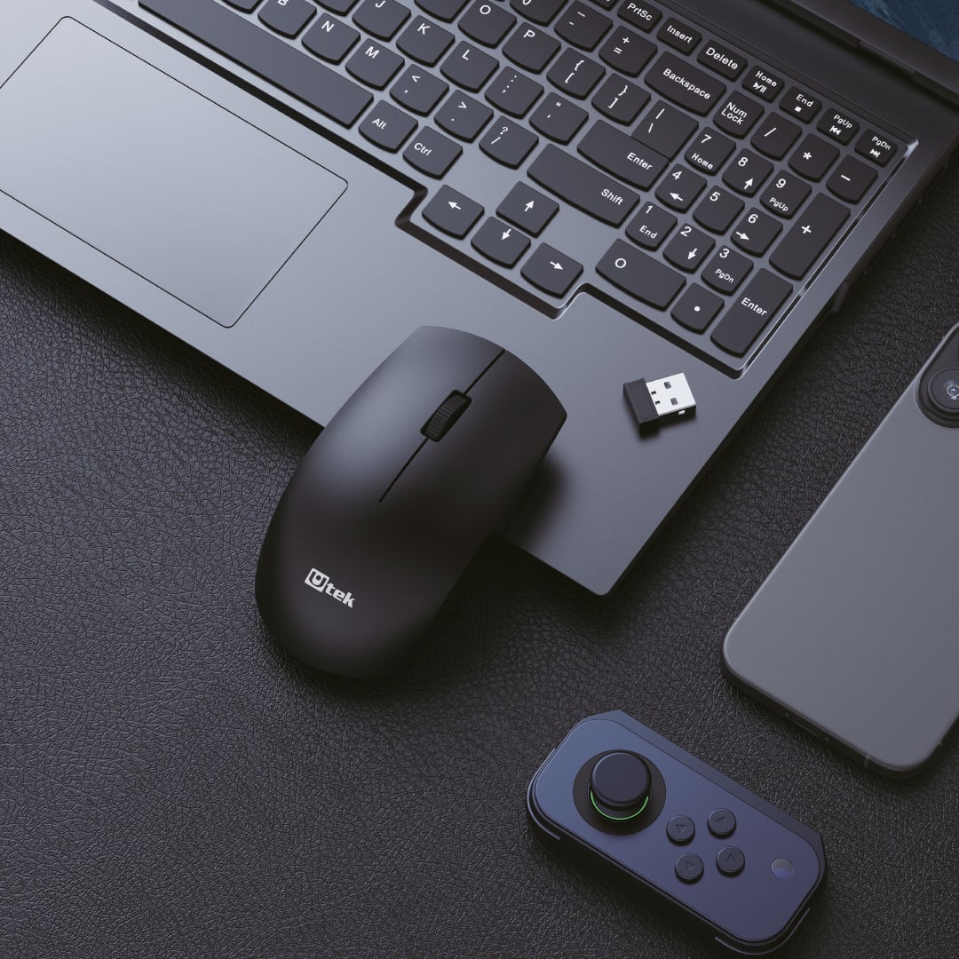 Mouse Inalámbrico 2.4 GHz Silencioso / Mod. UT-MOW1302