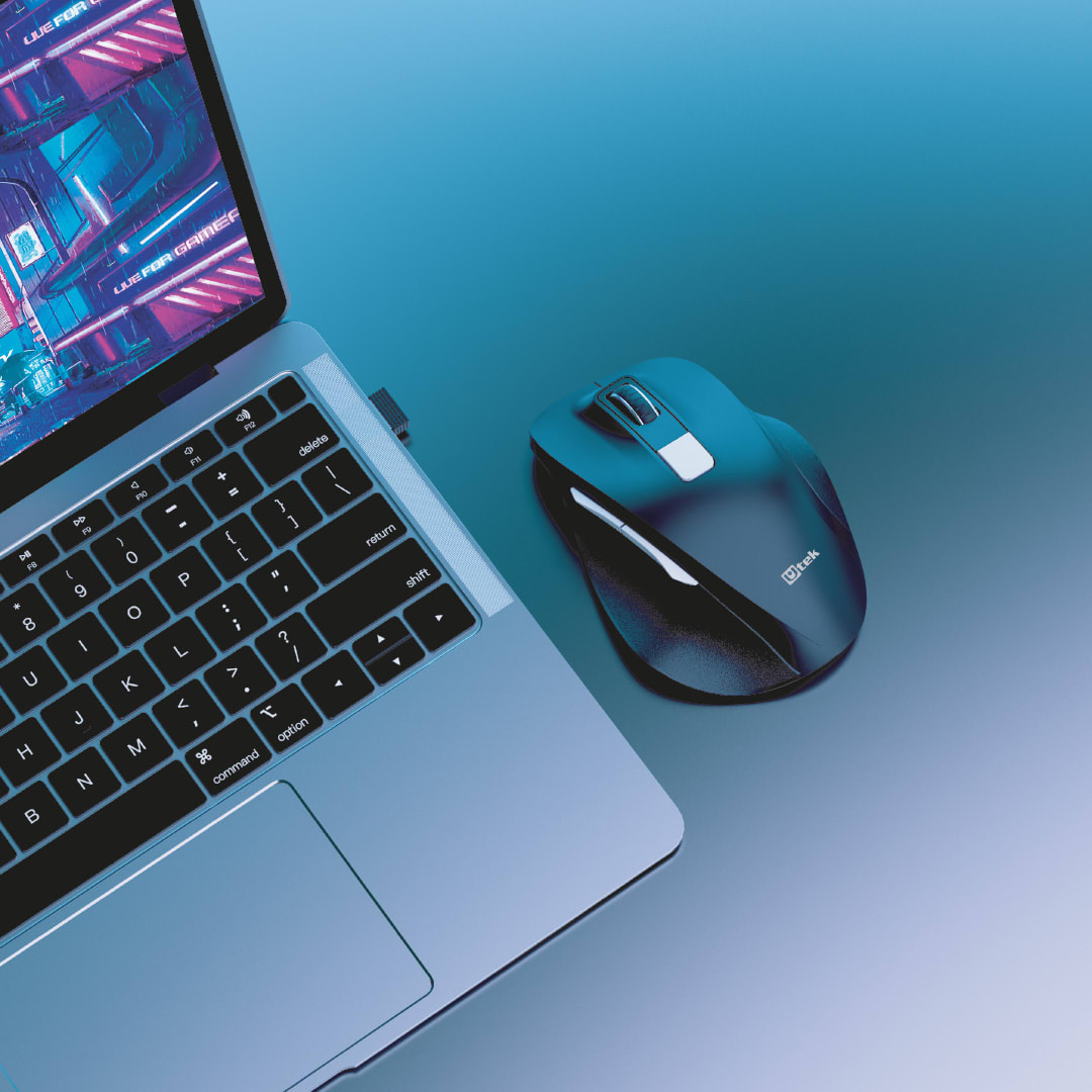 Mouse Inalámbrico 6 Botones Silenciosos 2.4 GHz / Mod. UT-MOW3662